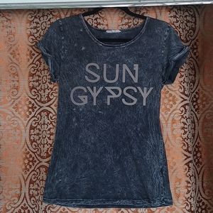 "Sun Gypsy" grey shirt